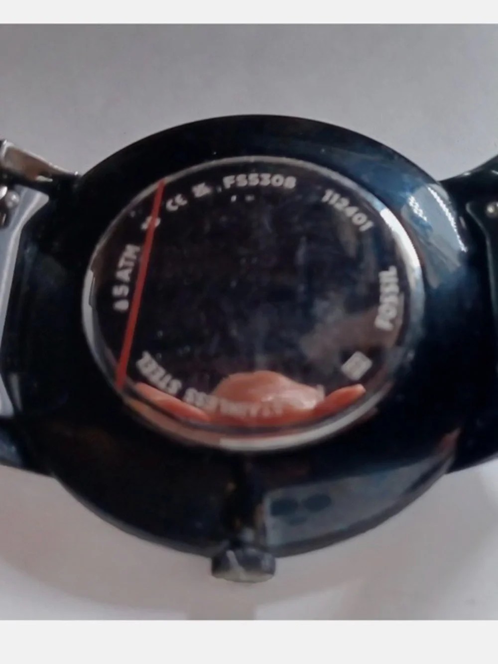 NWT FOSSIL Men's Black Reliaquest Bowl Promotional Quartz Wrist Watch,